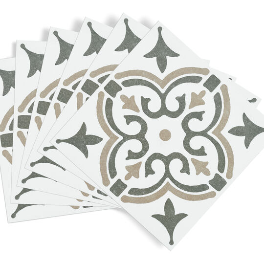 selbstklebende Wandfliesen Wall Tiles Jamila olive (6er Set) image number null